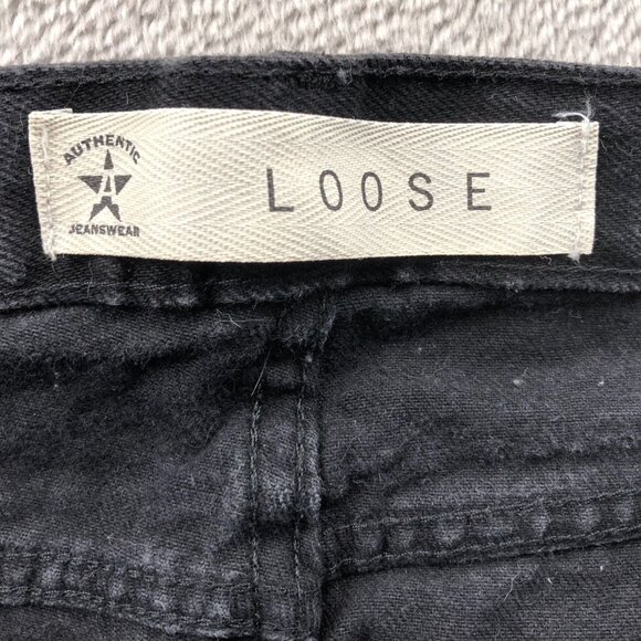 Arizona Mens Jeans Size 54 Loose Fit Straight Leg Black Denim Casual 100% Cotton - Picture 5 of 16